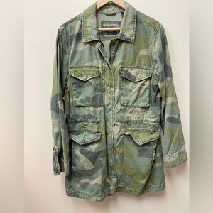 Levi's Women’s Green Camouflage 100% Cotton Twill Jacket